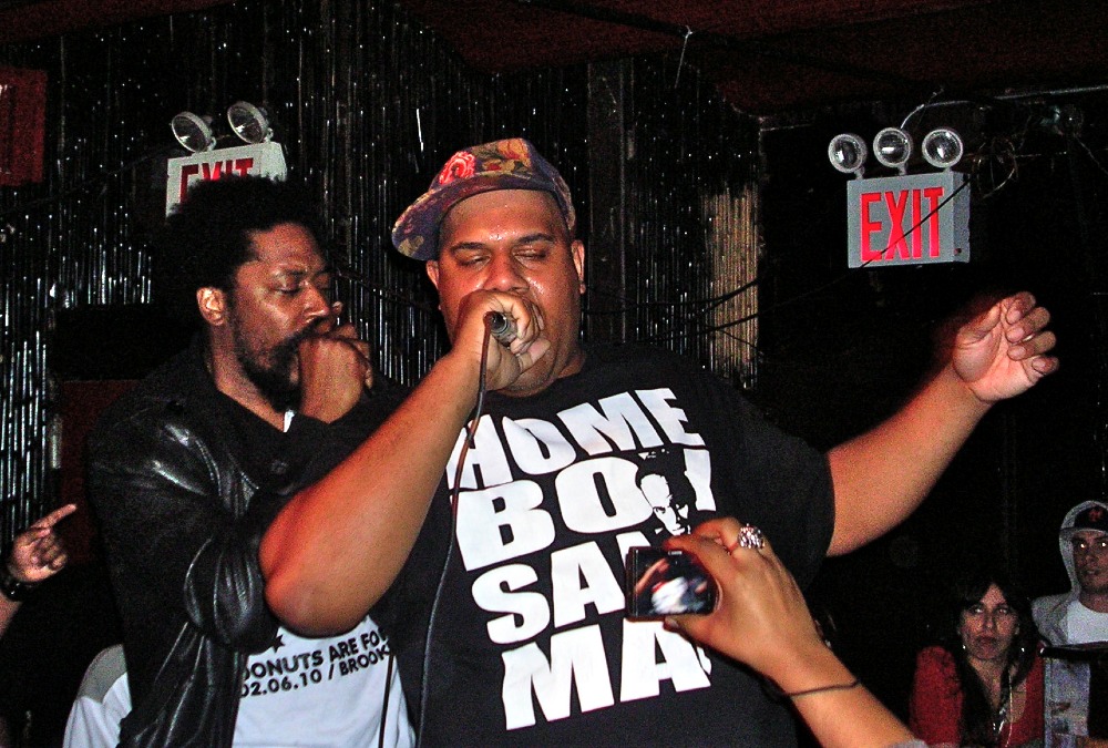 [Ciph Diggy w/ K. Gaines at Brown Bag Thursdays at Voodoo Lounge in NYC courtesy of Adam B]