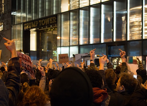 Trump protest