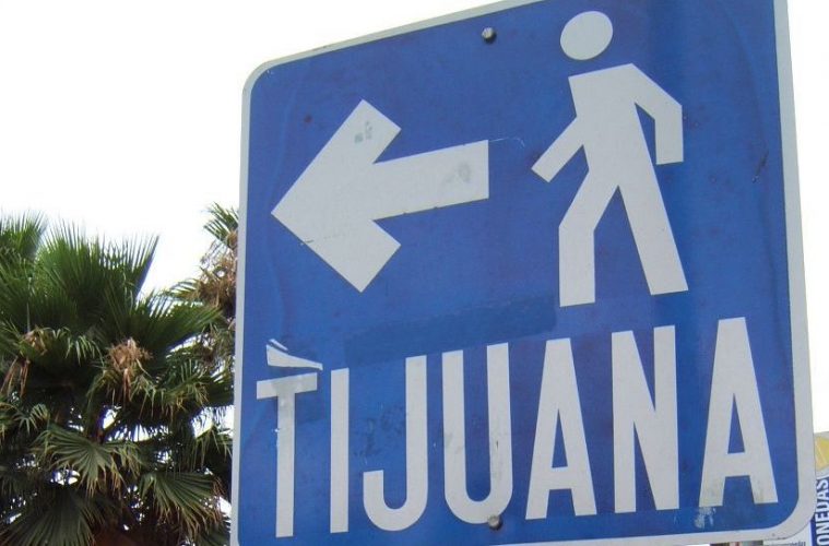 US Mexico border in Tijuana